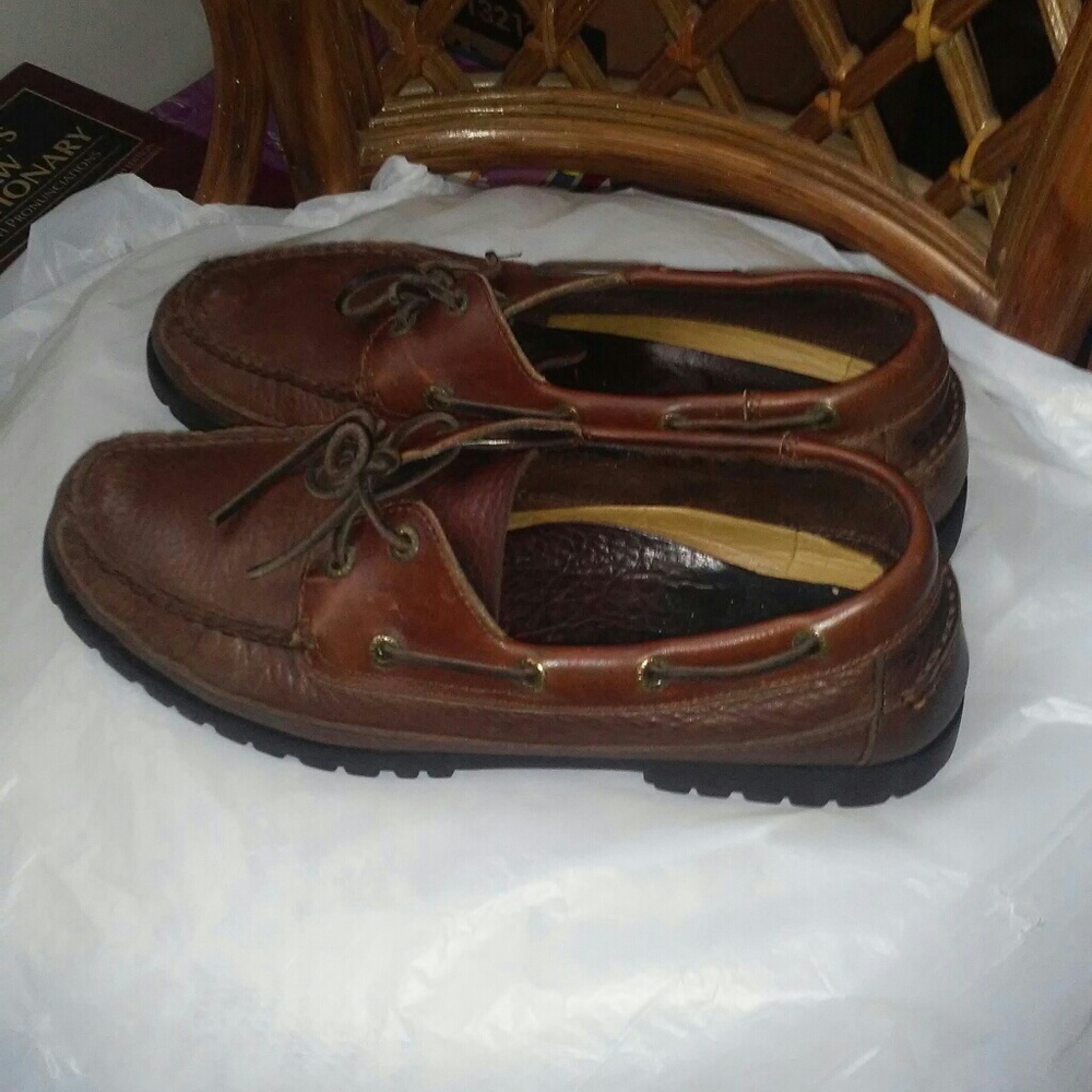 Men's leather Sperrys